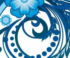 Floral background 40 vector