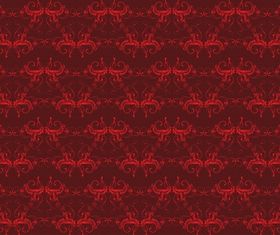 Floral seamless background 15 vectors