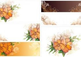 Dream flowers 5 shiny vector
