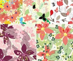 Beautiful flowers background vector
