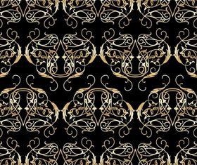 Floral seamless background vectors graphics