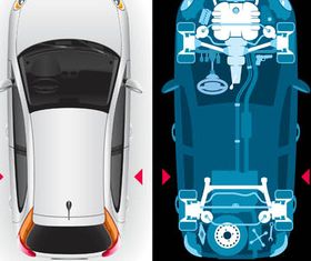 Car Service Set vector