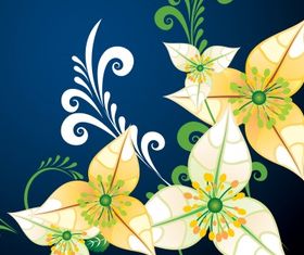 Floral background 37 vector