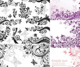 Fashion pattern vector set