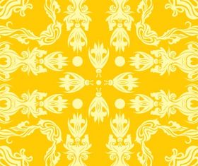 Floral seamless background 11 vector