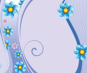 Floral background 26 vector