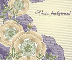 Elegant floral background 03 vector