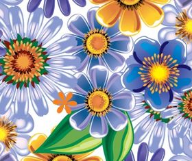 Floral background 25 set vector