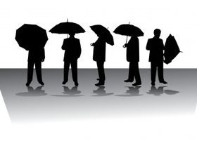 Silhouettes Free vector