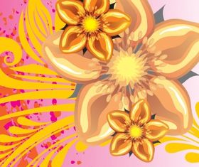 Floral background 23 vector