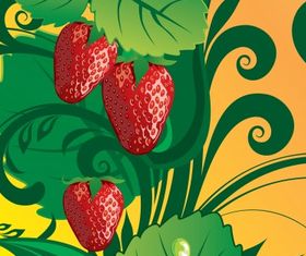 Summer fruit vectors material