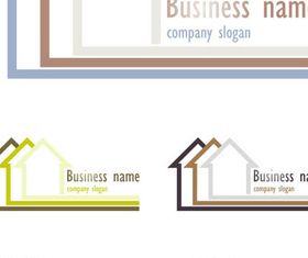 Real Estate Logo Set 11 vector