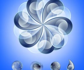 Water abstract concept Free vectors