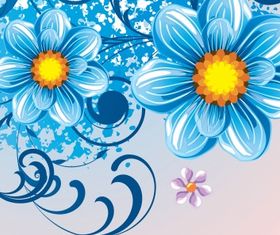 Floral background 21 set vector