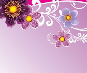 Floral background 4 Illustration vector