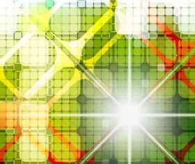 Dazzling bright stars background 07 vector