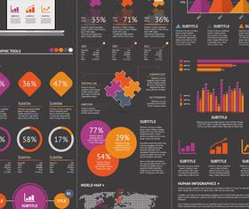 Business Infographics Elements 17 vector graphic