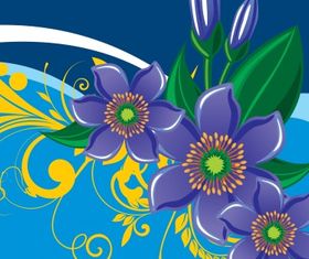 Floral background 18 design vectors