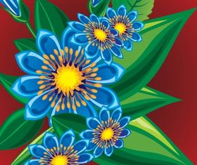 Floral background Free vector design