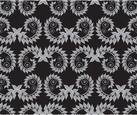 Floral seamless background vectors graphics