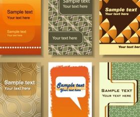 business card background 01 vector material