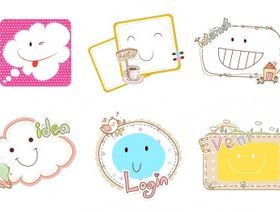 web design element Free vector