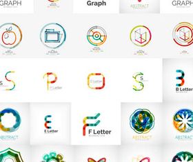 Abstract Business Logotypes 7 vector