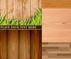 Wood grain background vector