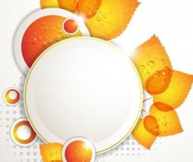 autumn background 02 vector material