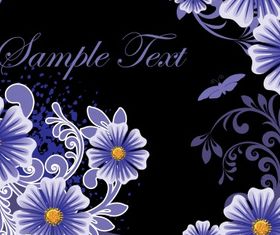 Floral background 15 vector