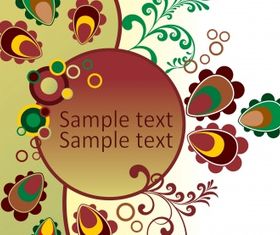 Floral background 16 vector