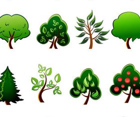 Trees free 2 vector material
