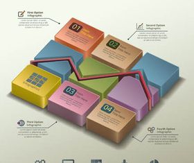 Infographics Backgrounds 56 vector