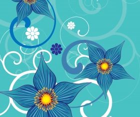 Floral background 13 vector
