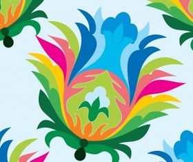 Floral background 14 vectors graphic