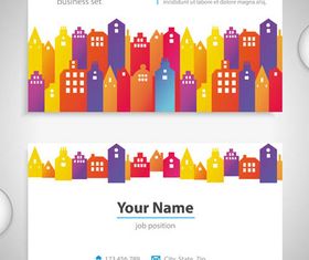 Business Cards Set 13 vector