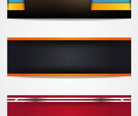 Abstract Banners 6 vector