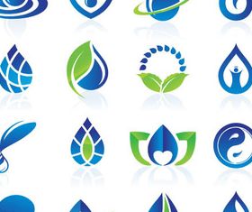 Water Logotypes design vectors