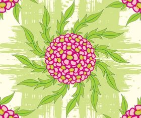 Flower seamless background vector material