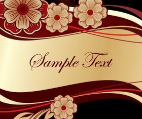 Floral background 12 vectors graphics