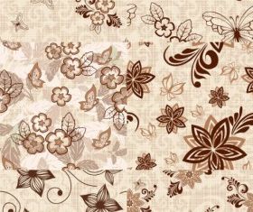 European pattern background vector