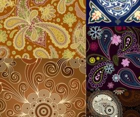 pattern cloth background color design vector