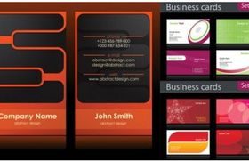 business card background design vector
