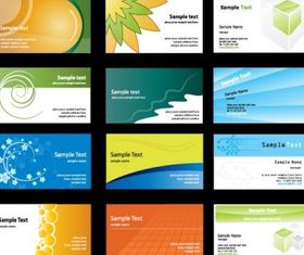 Simple card template Free vector