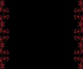 Vintage frame 03 set vector