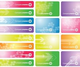 Banner background vector graphics