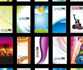 Card template vector