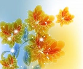 flowers background 03 creative vector