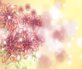 flowers background 01 creative vector