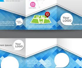 Business Tri-fold Brochures vector graphics